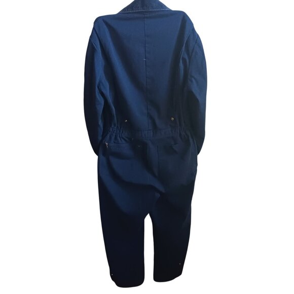 Mens 38 Small Vintage Coveralls 70's Sears Work & Leisure Blue Mechanic Cosplay - Picture 3 of 9